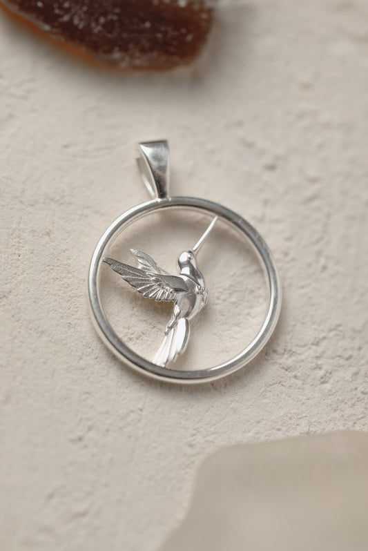 Flutter Hummingbird Necklace
