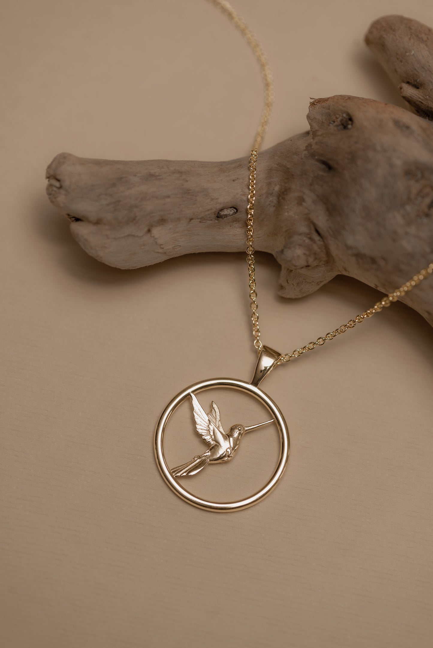 Flutter Hummingbird Necklace