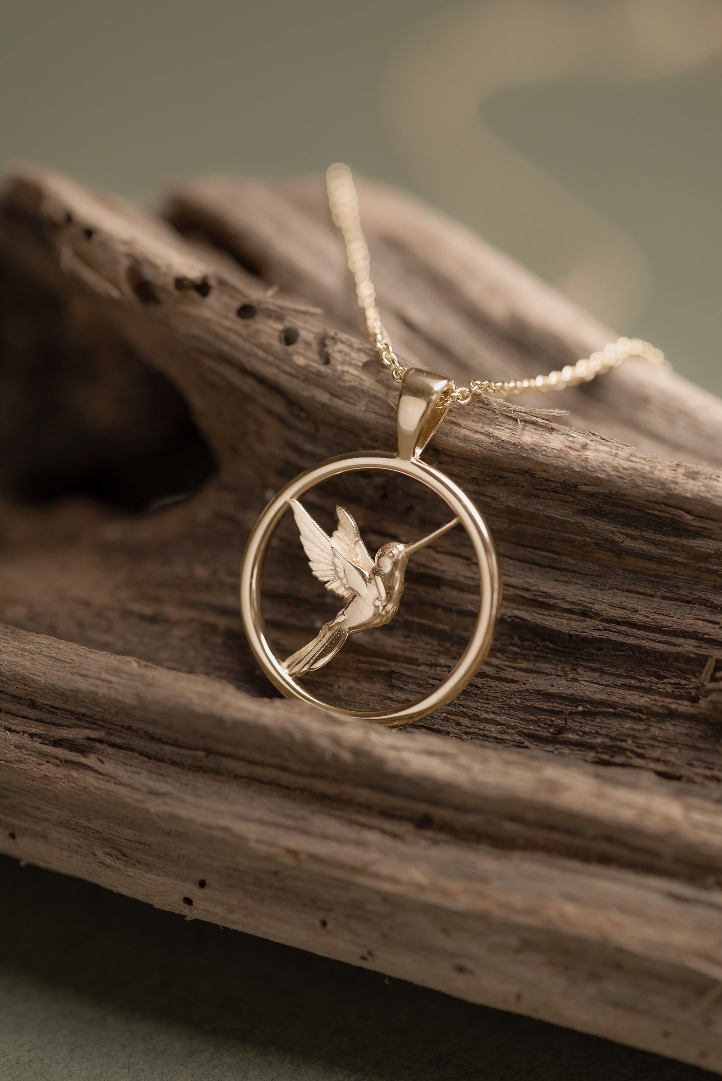 Flutter Hummingbird Necklace